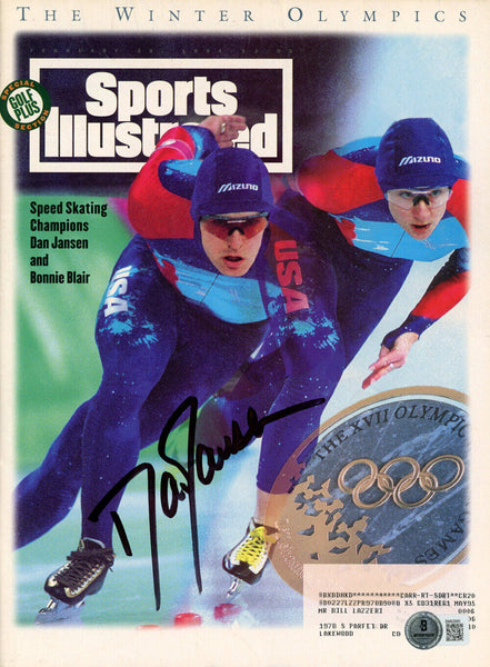 Dan Jansen Signed 2/28/94 Sports Illustrated Magazine USA BAS 45481