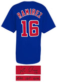 Aramis Ramirez Signed Blue Custom Baseball Jersey w/Cubs HOF 2024 (SCHWARTZ COA)