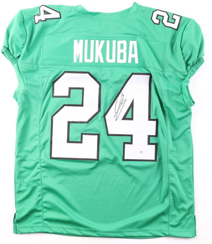 Andrew Mukuba Signed Philadelphia Eagles (JSA) 2022 2nd Round Pick / Texas D.B.