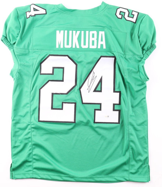 Andrew Mukuba Signed Philadelphia Eagles (JSA) 2022 2nd Round Pick / Texas D.B.