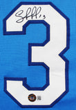 Salvador Perez Authentic Signed Light Blue Pro Style Jersey BAS Witnessed