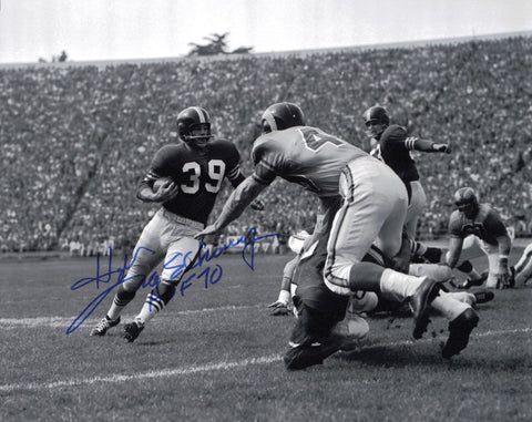 Hugh McElhenny Autographed 8x10 Photo San Francisco 49ers "HOF 70" SKU #245972