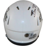 Brock Purdy Autographed Iowa State Cyclones White Mini Helmet Beckett WIT 56917