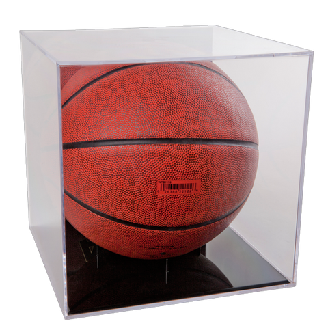BallQube UV Grandstand Basketball Display W/ Black Stand