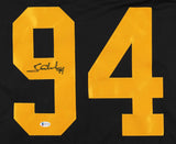 Tyson Alualu Signed Pittsburgh Steelers Color Rush Jersey (Beckett) Def. End