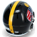 Sam LaPorta Autographed Hawkeyes Stars & Stripes Speed Full Size Helmet Beckett