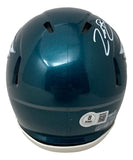 Zack Baun Signed Philadelphia Eagles Mini Speed Helmet BAS