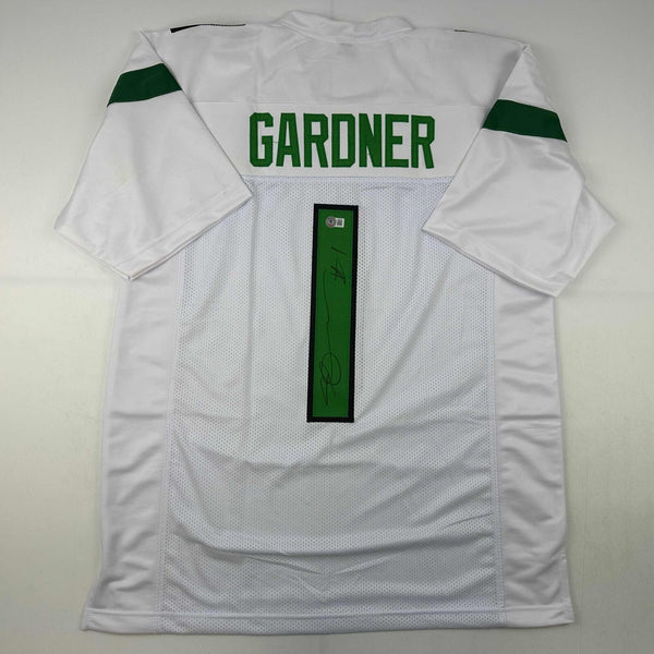 Autographed/Signed Ahmad Sauce Gardner New York White Jersey Beckett BAS COA