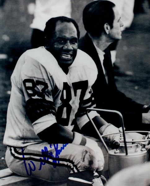 Packers HOF'er WILLIE DAVIS Signed 8x10 Photo #3 AUTO - SB I & II Champ