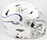 Justin Jefferson Signed Vikings F/S Alt 24 SpeedFlex Helmet - Beckett W Holo