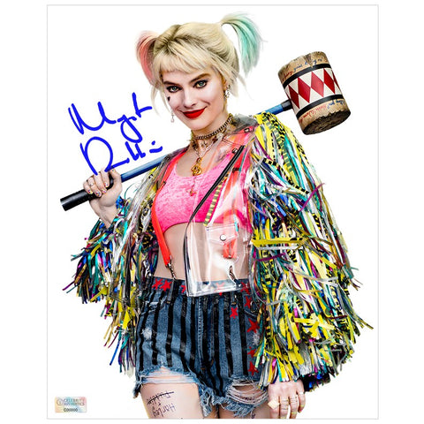 Margot Robbie Autographed Birds of Prey Harley Quinn 8x10 Studio Photo