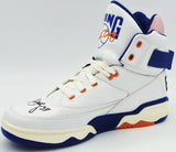 PATRICK EWING AUTOGRAPHED ATHLETICS 33 HI RIGHT SHOE KNICKS 13 BECKETT 236560