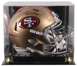 49ers George Kittle Signed Full Size Speed Rep Helmet W/ Case BAS Witnessed