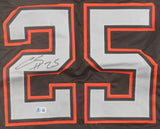 Chris Harris Jr. Signed Denver Broncos Color Rush Pro Cut Jersey (Beckett) D.B.
