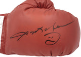SUGAR RAY LEONARD AUTOGRAPHED RED EVERLAST RH BOXING GLOVE JSA 227969
