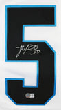 Panthers Luke Kuechly Authentic Signed White Nike Limited Jersey BAS Witnessed