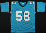 Thomas Davis Sr. Signed Panthers Jersey (JSA) 3xPro Bowl L B (2015 - 2017)