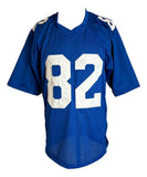 Mario Manningham Signed NY Giants Jersey (Sports Integrity) Ex-Michigan Receiver