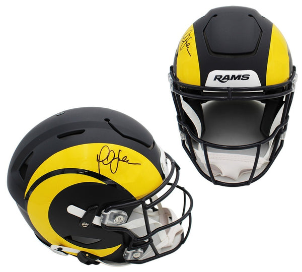 Marshall Faulk Signed Los Angeles Rams SpeedFlex Authentic Rivalries NFL Helmet