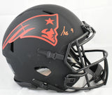Kayshon Boutte Signed Patriots F/S Eclipse Speed Authentic Helmet-Beckett W Holo