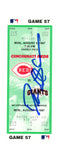 Deion Sanders Signed Cincinnati Reds 8/4/1997 vs Giants Ticket BAS 37223