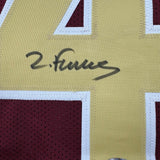 Autographed/Signed Zay Flowers Boston College Maroon Football Jersey BAS COA