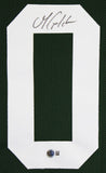 Matthew Golden Authentic Signed Green Pro Style Jersey BAS Witnessed 2