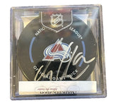 Artturi Lehkonen Autographed Colorado Avalanche Official NHL Game Puck - JSA COA