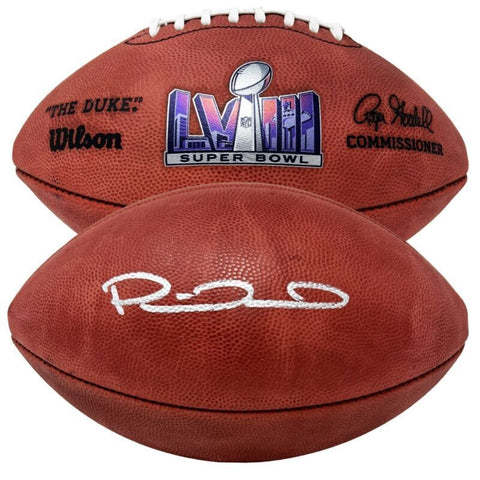 Official NFL Patrick Mahomes Autographed Super Bowl LVIII Football Fanatics