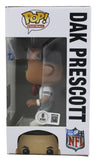 Cowboys Dak Prescott Signed #67 Funko Pop Vinyl Figure Creased BAS Wit #2W978184