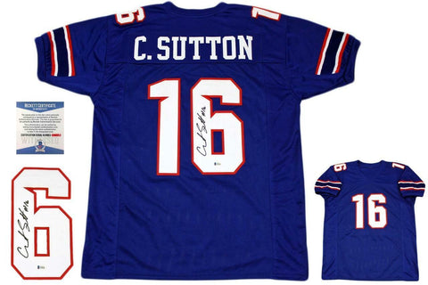 Courtland Sutton Autographed SIGNED Jersey - College - Beckett Authentic