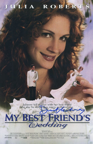 Dermot Mulroney Signed My Best Friends Wedding 11x17 Movie Poster (SCHWARTZ COA)