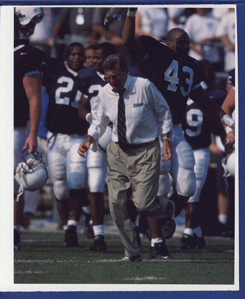 Joe Paterno/Brandon Short Penn State wire 8x10 photo 119769