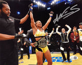 Amanda Nunes Signed 8x10 UFC Championship Photo JSA QR Hologram