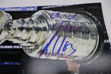 Lehkonen Autographed Avs 8x10 Holding Cup Inscribed "22 SC Champ" JSA COA