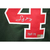 Sydney Moncrief Autographed/Signed Pro Style Green Jersey HOF Beckett 43449