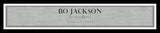 BO JACKSON AUTOGRAPHED FRAMED 16X20 PHOTO NINTENDO TECMO SUPER BOWL BECKETT