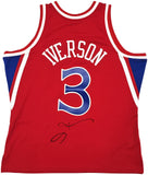 76ERS ALLEN IVERSON AUTOGRAPHED MITCHELL & NESS 1996-97 JERSEY XL BECKETT 245738