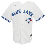 Vladimir Guerrero Jr. Signed Blue Jays White Nike Replica Jersey - (BECKETT COA)