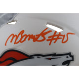 Nik Bonitto Autographed/Signed Denver Broncos Alt 2024 Mini Helmet Beckett 49124