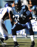 Walter Jones Autographed Signed 8x10 Photo Seattle Seahawks MCS Holo #63292