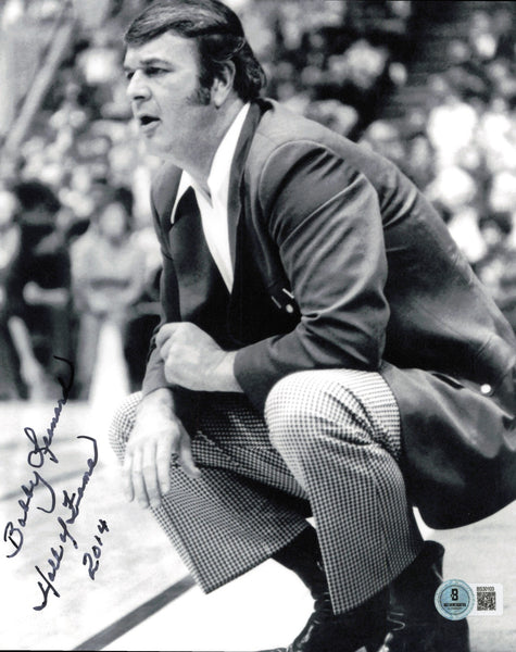 Bobby Leonard Autographed 8x10 Photo Indiana "HOF 2014" Beckett QR #BS30103