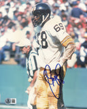 L.C. Greenwood Autographed 8x10 Photo Pittsburgh Steelers Beckett QR #BS12947