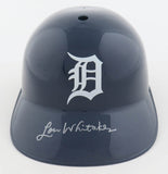 Lou Whitaker Signed Tigers Full-Size Replica Batting Helmet (Schwartz)
