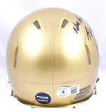 Rudy Ruettiger Sean Astin Signed Notre Dame Speed Mini Helmet W/Never Quit- BA W