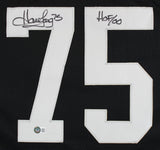 Howie Long "HOF 00" Authentic Signed Black Pro Style Jersey BAS Witnessed