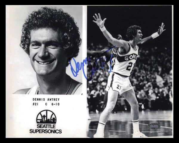 Dennis Awtrey Autographed Signed 8x10 Photo Seattle Supersonics MCS Holo #87281