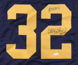 Anthony Thomas Signed Michigan Wolverines Jersey Inscribed A-Train /JSA Bears RB