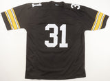Donnie Shell Signed Pittsburgh Steelers Career Stat Jersey Inscbd "HOF 20" (JSA)