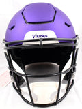 Justin Jefferson Autographed Vikings F/S Speed Flex Helmet - Beckett W Hologram